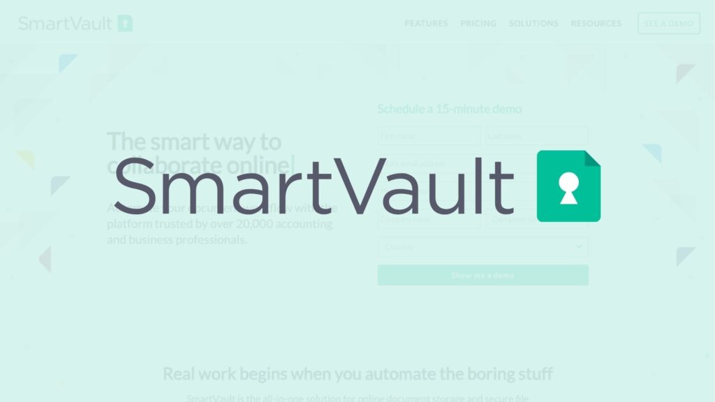 SmartVault website