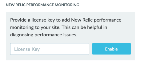 New Relic License Key